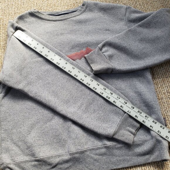 Patagonia Ridge Rise Uprisal Crew Sweatshirt Medium Gray - Picture 9 of 10